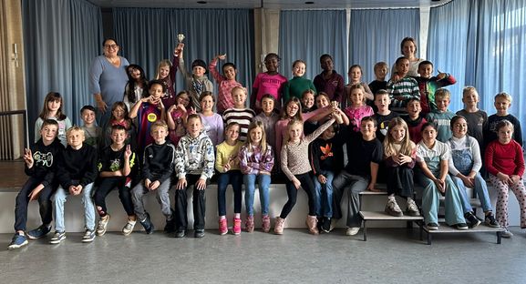 Siegerehrung Aktion "Zu Fuß zur Schule"