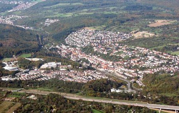 Luftbildaufnahme aus dem Jahr 2006